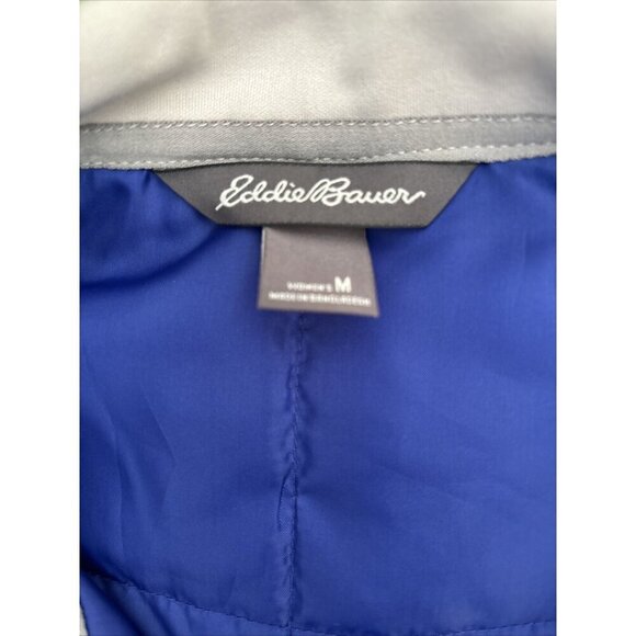 Eddie Bauer Quilted Zip Vest Women’s Blue‎ M Gorpcore Lightweight - Picture 5 of 6